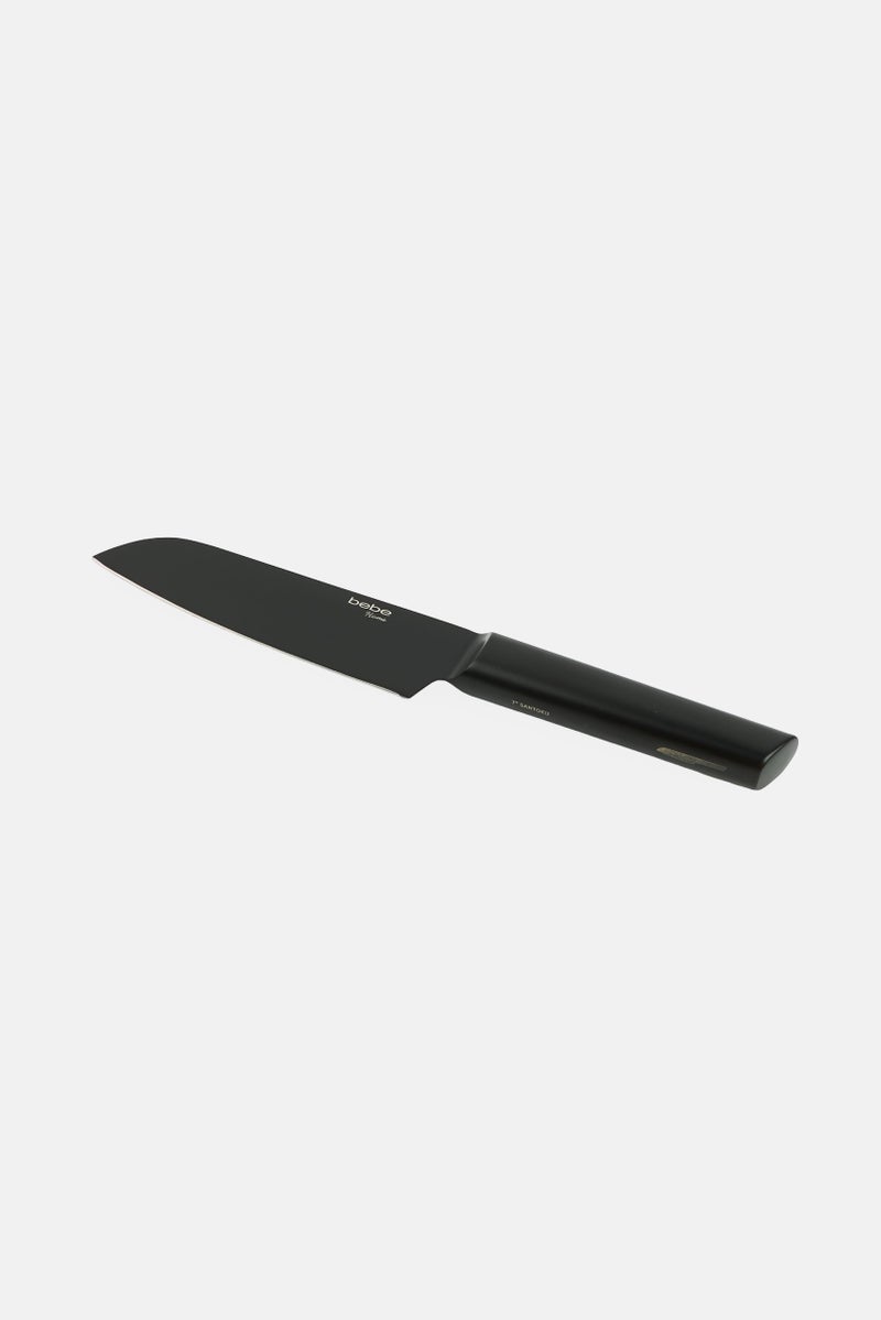 Bebe Home Stainless Steel 7 Inches Chef Knife With Non-Stick Coating, Black - Image 2